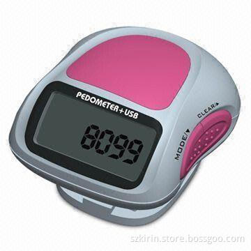 Pedometer, 1 to 99,999 Step Count, Counts Calories Burnt/Distance Walked/Time Display in Hour/Minute